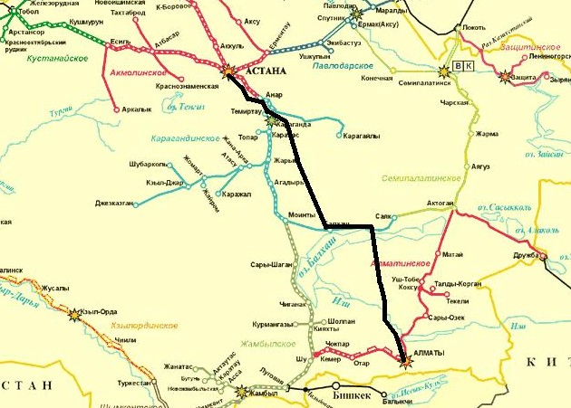 A nagysebességű vonal a hagyományos vasúthálózathoz képest teljesen más nyomvonalon halad majd<br>(grafika: parovoz.com)