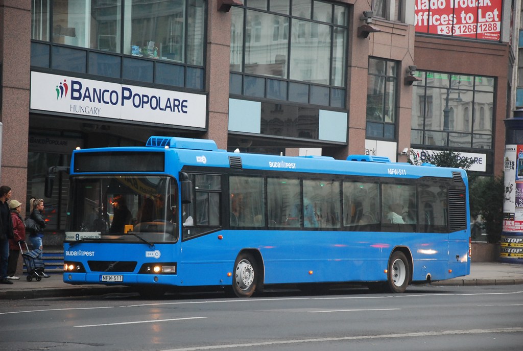 Volvo 7700-as Budapesten.<br >(fotó: Bohus Dávid)