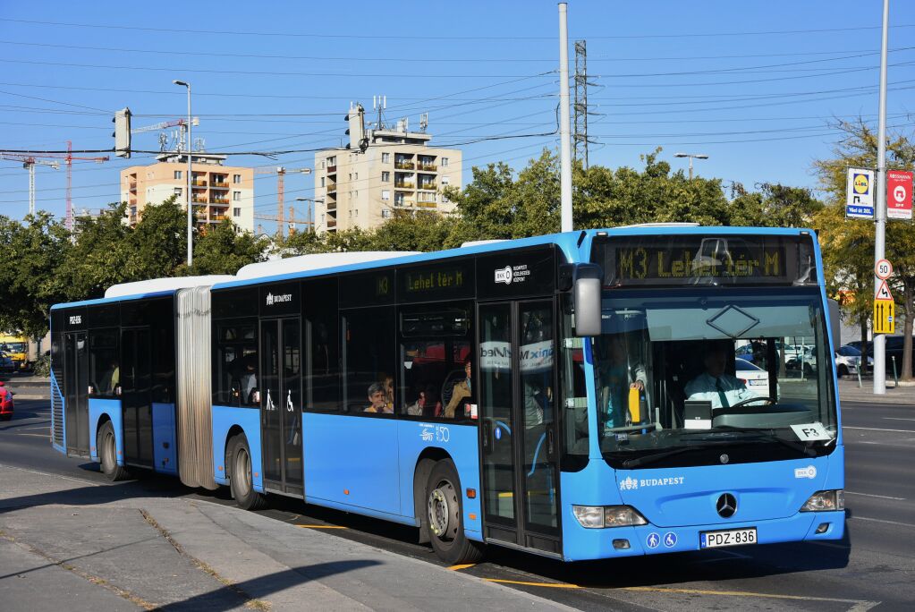 Egy rijekai Mercedes Citaro az M3-as metrópótló járaton. A horvátok megküzdöttek velük, nálunk úgy néz ki lehet rájuk számítani