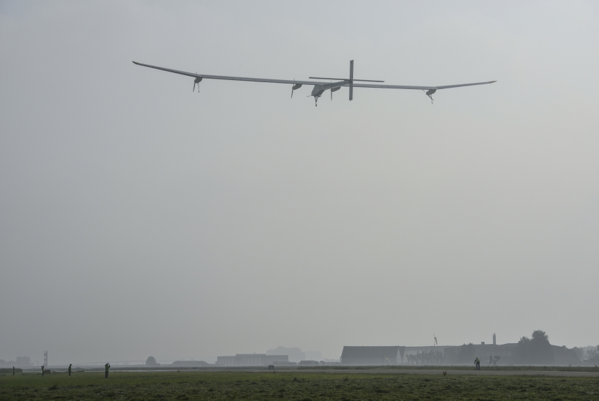 Reggeli start Svájcban (fotó: Solar Impulse)