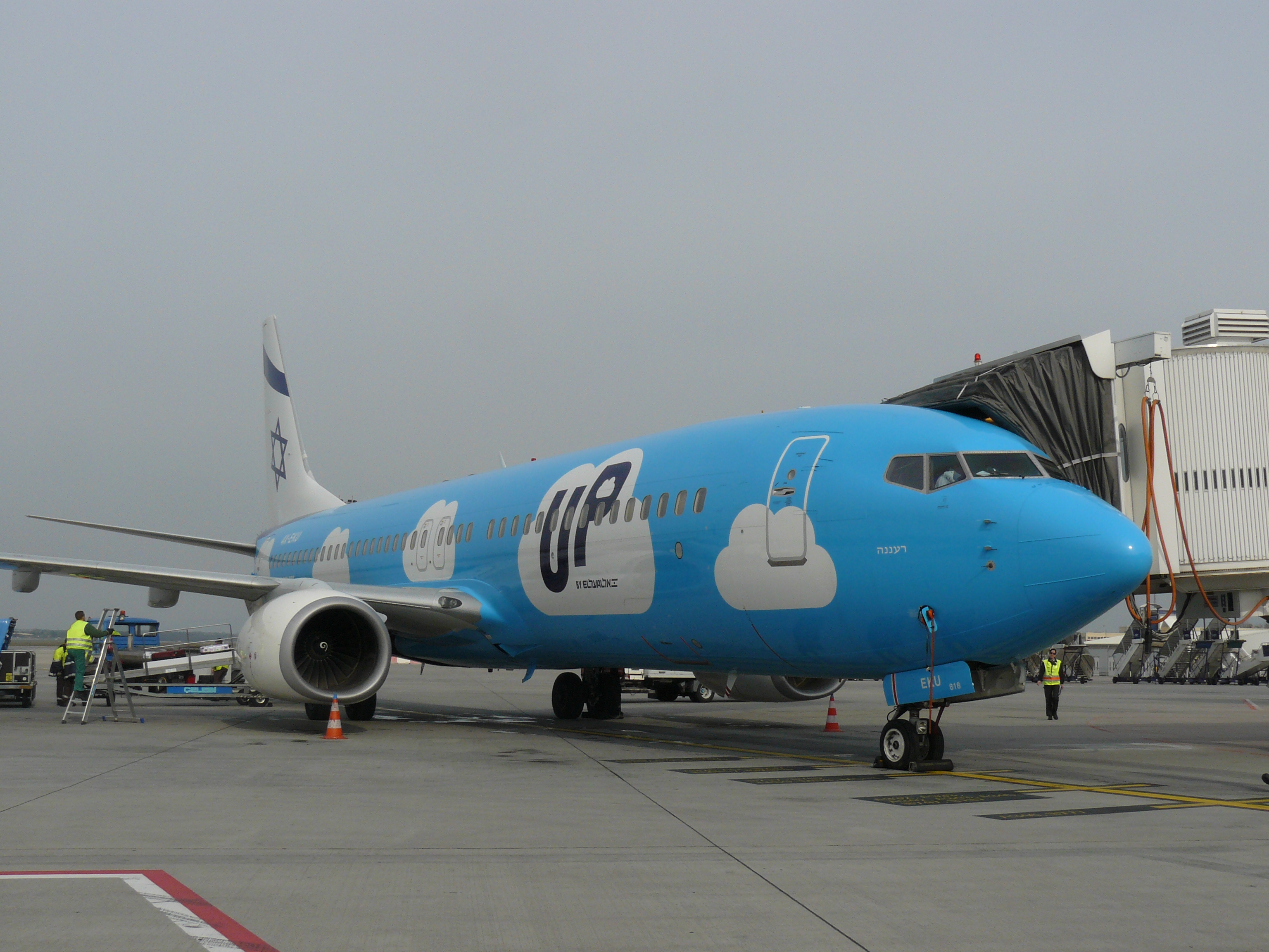 Az első UP-arculatú 737-es tavaly áprilisban érkezett Budapestre