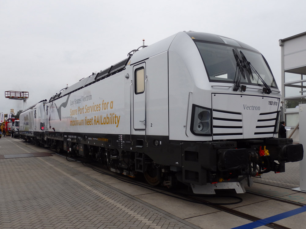 A Railcare a Vectronok huszonötödik vásárlója: a svájci vállalat hét mozdonyt rendelt a Siemenstől (fotó: Railway Gazette)