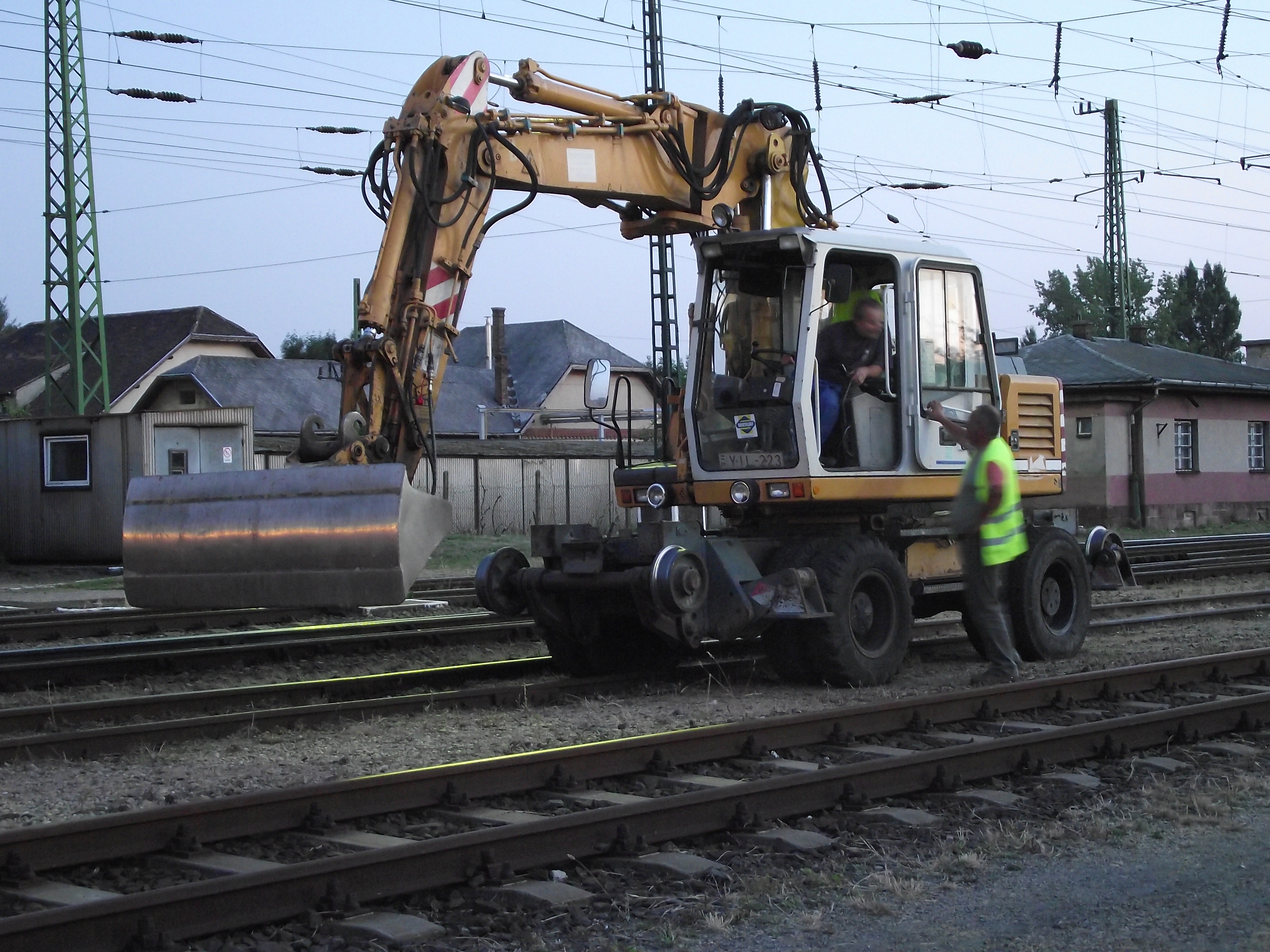 Kétéltű forgókotró készenlétben